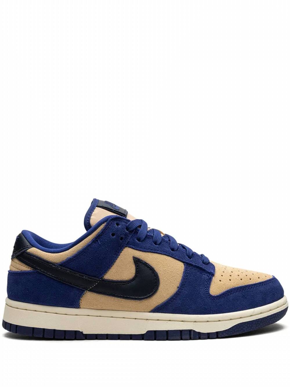 NEW NIKE women's dunk low sneakers in royal suede